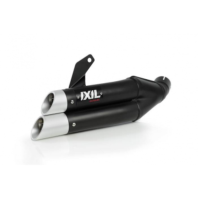 Ligne d'Échappement Ixil Dual Hyperlow Black Xl pour Kawasaki Z 650 Rs (24-25)