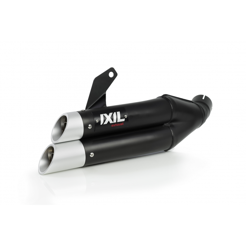 Ligne d'Échappement Ixil Dual Hyperlow Black XL pour Yamaha YZF 700 R7 (25)