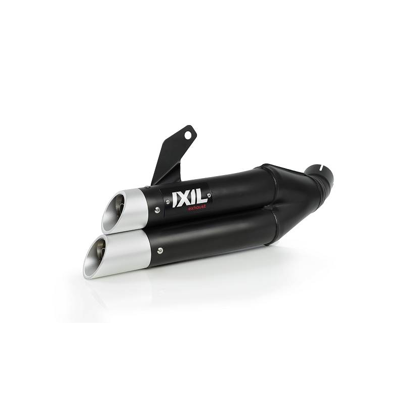 Silencieux Ixil Dual Hyperlow Black Xl pour Honda NC 750 X, S et Integra (14-15)