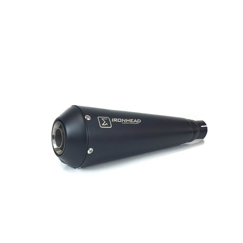 Silencieux Ixil Gauche Ironhead Conical Black Inox pour Moto Guzzi V7 II Silencieux Ixil Gauche Ironhead Conical Black Inox pour Moto Guzzi V7 II