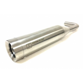 Silencieux Ixil Ironhead Round Matt Inox pour Honda CB 1100 Ex Rs (16-20)