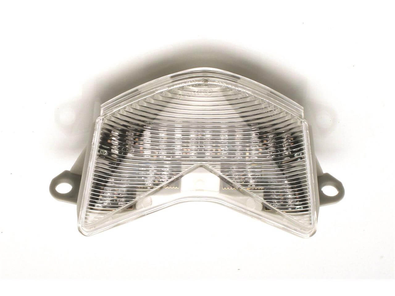 Feu Arrière De Moto Pour Kawasaki ZZR600 (2005-2008) - Intègre Stop, Clignotants, Plaque - Clair