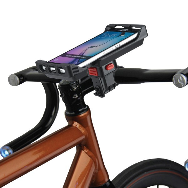 Kit Vélo Universel Smartphone 4" à 5,2" MOUNTCASE FIT-CLIC avec Protection Pluie