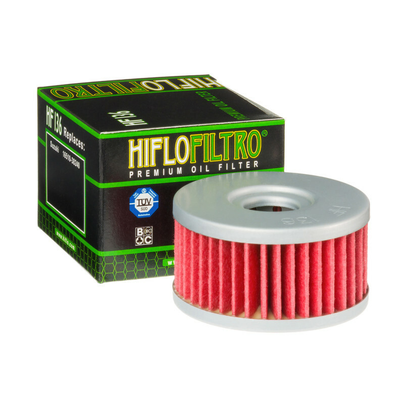 Filtre à huile Hiflofiltro - HF136 pour Suzuki GN 250 (85-01) - HF136