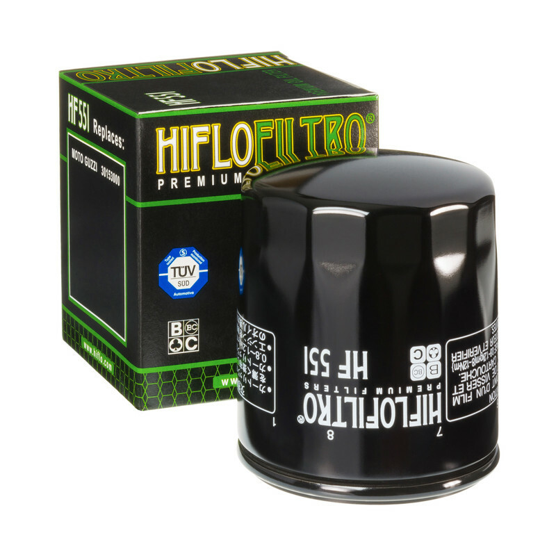 Filtre à huile Hiflofiltro - HF551 pour Moto Guzzi California 1100 Jackal (00-01) - HF551 Filtre à huile Hiflofiltro - HF551 pour Moto Guzzi California 1100 Jackal (00-01) - HF551