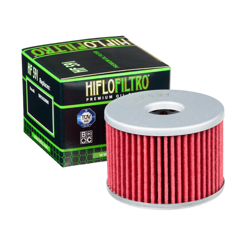 Filtre à huile Hiflofiltro - HF591 pour Benelli Tornado Naked T 125 (24-25) - HF591 Filtre à huile Hiflofiltro - HF591 pour Benelli Tornado Naked T 125 (24-25) - HF591