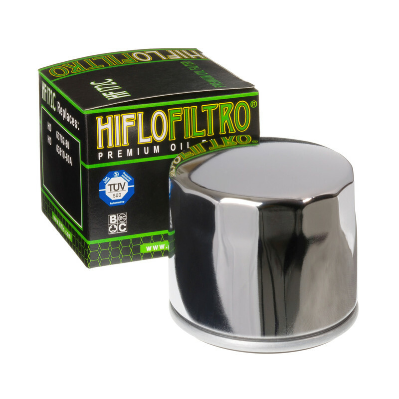 Filtre à huile Hiflofiltro Chrome - HF172C pour Harley Davidson FLHS 1200 (82-84) - HF172C Filtre à huile Hiflofiltro Chrome - HF172C pour Harley Davidson FLHS 1200 (82-84) - HF172C