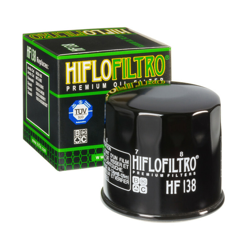 Filtre à huile Hiflofiltro Noir brillant - HF138 pour Suzuki GSF 600 Bandit S (95-04) - HF138 Filtre à huile Hiflofiltro Noir brillant - HF138 pour Suzuki GSF 600 Bandit S (95-04) - HF138