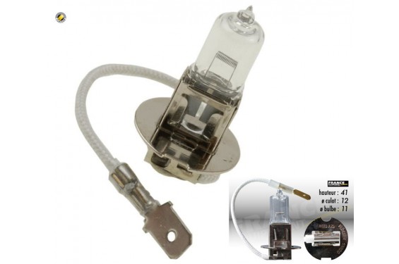 Ampoule H3 12V-100W FLOSSER pour Moto-Quad-Scooter