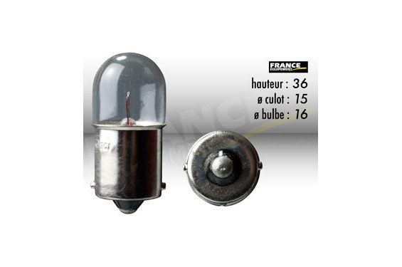 Ampoule Graisseur 6V-5W RING pour Moto-Quad-Scooter