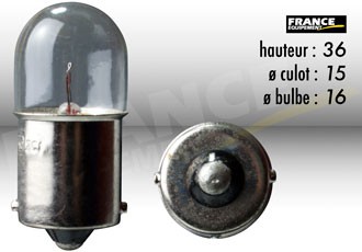 Ampoule Graisseur 6V-5W RING pour Moto-Quad-Scooter