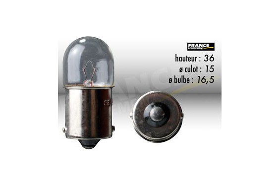 Ampoule Temoin 12V-5W RING pour Moto-Quad-Scooter