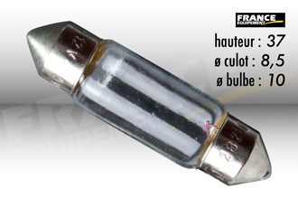 Ampoule Navette 12V-5W RING pour Moto-Quad-Scooter