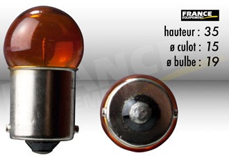 Ampoule Graisseur Clignotant 12V-10W RING pour Moto-Quad-Scooter