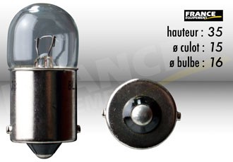 Ampoule Stop - Clignotant 12V-10W RING pour Moto-Quad-Scooter