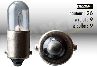 Ampoule Temoin 6V-4W RING pour Moto-Quad-Scooter