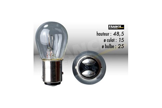 Ampoule Stop 12V-5/21W RING pour Moto-Quad-Scooter Ampoule Stop 12V-5/21W RING pour Moto-Quad-Scooter