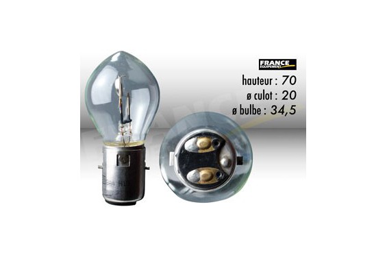 Ampoule Phare 12V-35/35W RING pour Moto-Quad-Scooter Ampoule Phare 12V-35/35W RING pour Moto-Quad-Scooter