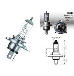 Ampoule HS1 12V-35/35W RING pour Moto-Quad-Scooter