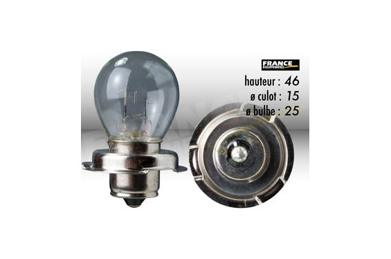 Ampoule Phare 12V-20W RING pour Moto-Quad-Scooter