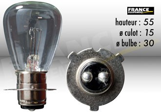 Ampoule Phare 12V-40/45W RING pour Moto-Quad-Scooter