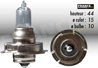 Ampoule Phare 12V-15W RING pour Moto-Quad-Scooter