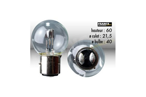 Ampoule Phare 12V-40/45W BA21D RING pour Moto-Quad-Scooter Ampoule Phare 12V-40/45W BA21D RING pour Moto-Quad-Scooter