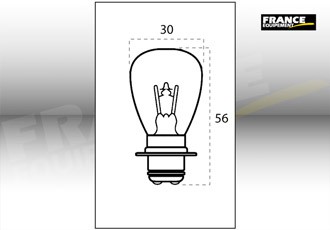 Ampoule Phare 12V-35/35W RING pour Moto-Quad-Scooter