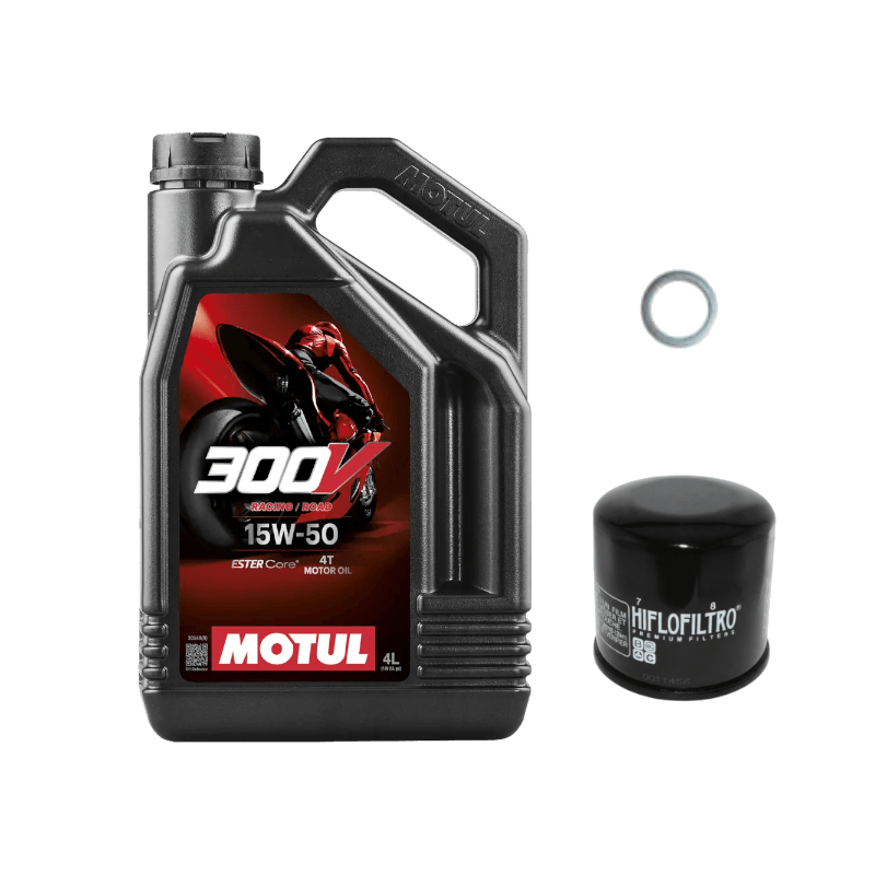 Pack Vidange Ducati 1198 S (09-11) - Motul 300V 15w50 + HF153RC + Joint 12mm Pack Vidange Ducati 1198 S (09-11) - Motul 300V 15w50 + HF153RC + Joint 12mm
