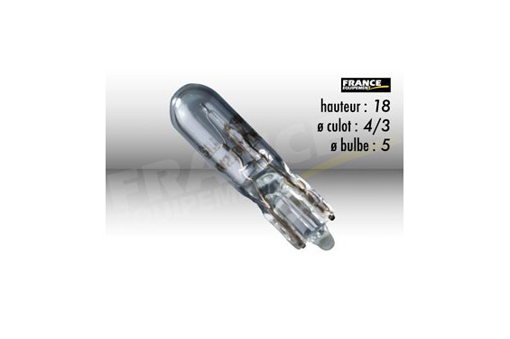 Ampoule Temoin 12V-2.3W RING pour Moto-Quad-Scooter