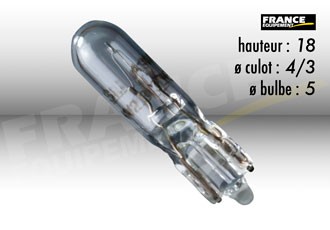 Ampoule Temoin 12V-2.3W RING pour Moto-Quad-Scooter