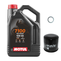 Pack Vidange Ducati 821 Monster (14-21) - Motul 7100 15w50 + HF153 + Joint 12mm