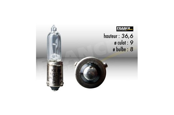 Ampoule Temoin / Clignotant 12V-21W RING pour Moto-Quad-Scooter