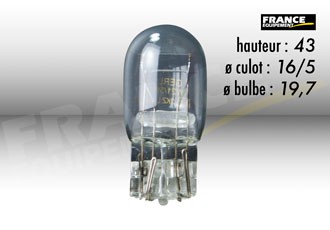 Ampoule Stop 12V-5/21W Sans Culot RING pour Moto-Quad-Scooter