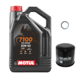 Pack Vidange Harley Davidson FLST 1340 Heritage Softail (89-99) - Motul 7100 20w50 + HF170B + Joint O-Ring