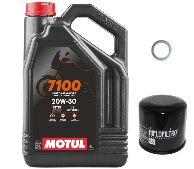 Pack Vidange Harley Davidson FLST 1340 Heritage Softail (89-99) - Motul 7100 20w50 + HF170B + Joint O-Ring