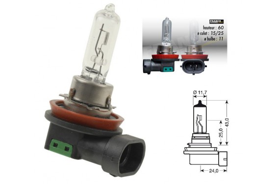Ampoule H9 12V-35W RING pour Moto-Quad-Scooter