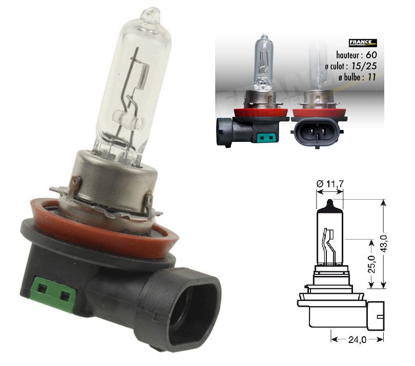 Ampoule H9 12V-35W RING pour Moto-Quad-Scooter