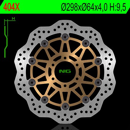 Disque de Frein Moto NG Brake Avant pour Ducati 906S (1989)