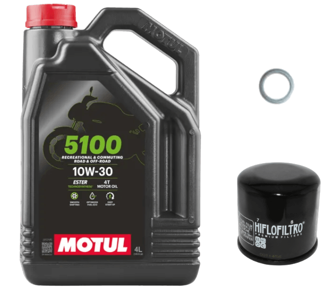 Pack Vidange Honda CB 650 F (14-18) - Motul 5100 10w30 + HF204 + Joint 12mm