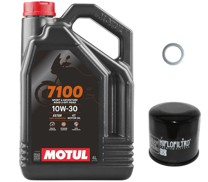 Pack Vidange Honda NC 700 S (12-13) - Motul 7100 10w30 + HF204 + Joint 12mm