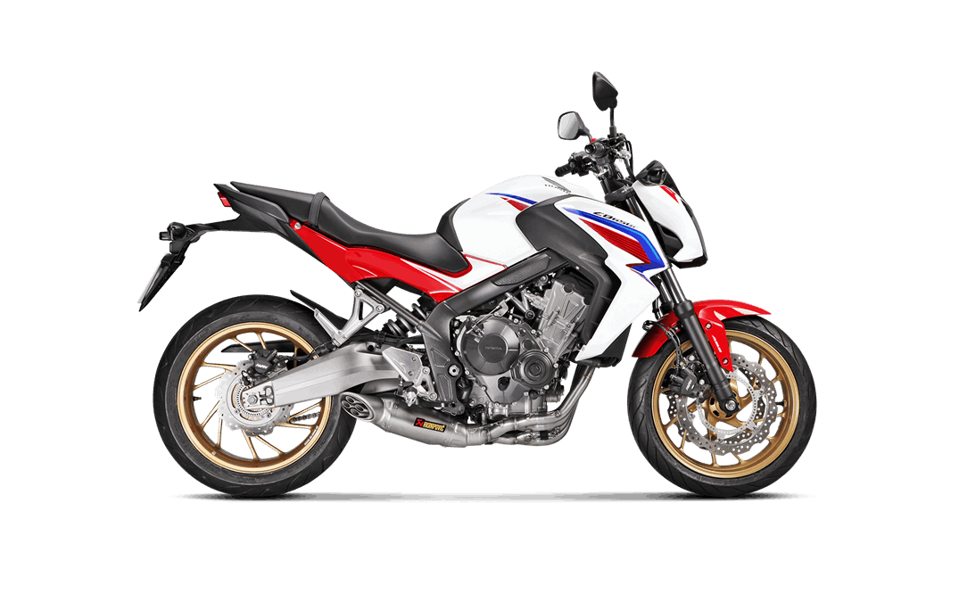 Ligne Akrapovic Homologué pour CB650F (14-16) CBR650F (14-16) S-H6R12-HAFT