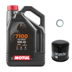 Pack Vidange Kawasaki Ninja ZX-10 R (06-19) - Motul 7100 10w40 + HF303 + Joint 12mm