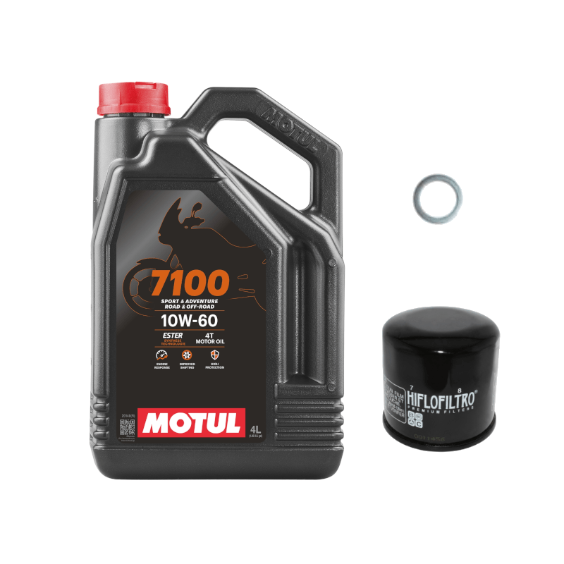 Pack Vidange Moto Guzzi Griso 1100 (05-08) - Motul 7100 10w60 + HF551 + Joint 10mm Pack Vidange Moto Guzzi Griso 1100 (05-08) - Motul 7100 10w60 + HF551 + Joint 10mm