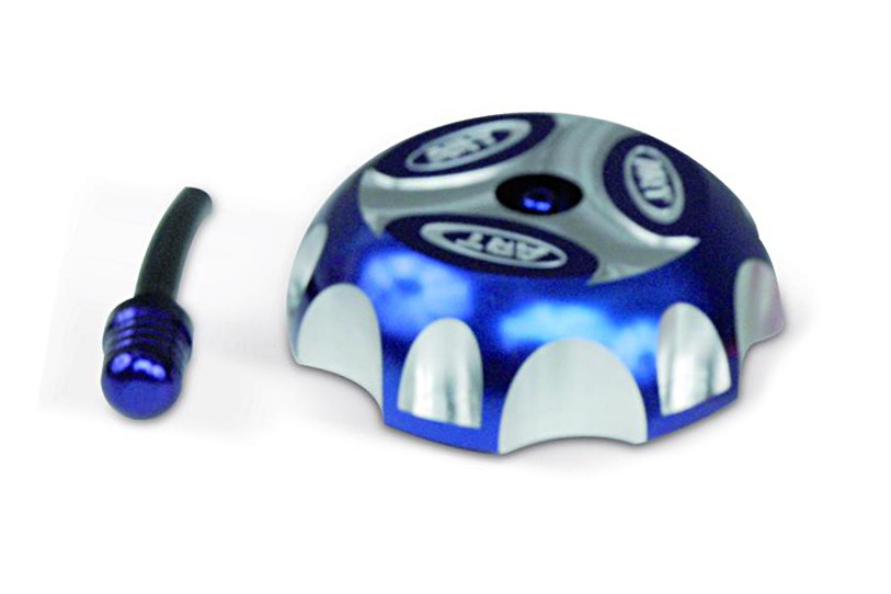 Bouchon de Réservoir Alu Bleu ART pour Quad Yamaha (87-14)