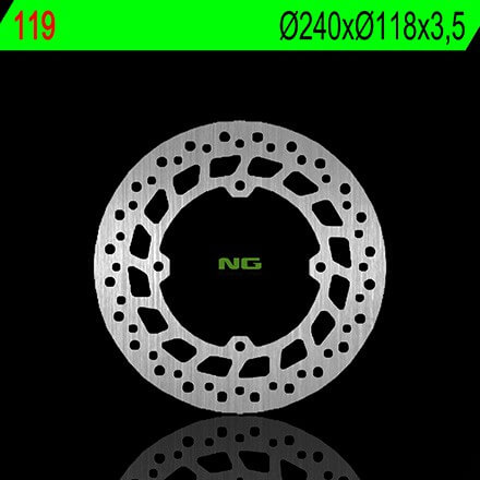 Disque de Frein Moto NG Brake Avant pour Honda NX250L (87-93) 119