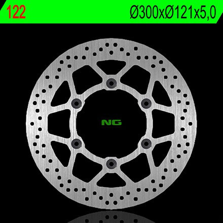 Disque de Frein Moto NG Brake Avant pour Suzuki DR800 (91-95) 122