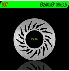 Disque de Frein Moto NG Brake Avant pour Yamaha XT125R (05-08) 837