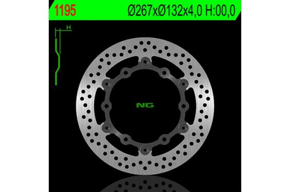 Disque de Frein Moto NG Brake Avant pour Yamaha RD 500 LC (84-88) 1195 Disque de Frein Moto NG Brake Avant pour Yamaha RD 500 LC (84-88) 1195