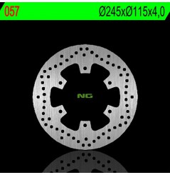Disque de Frein Moto NG Brake Avant pour Yamaha Super Ténéré 750 (89-95) 57